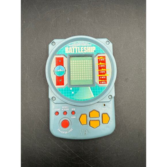 Vintage 1995 Milton Bradley Battleship Electronic Hand Held Game - Picture 1 of 6